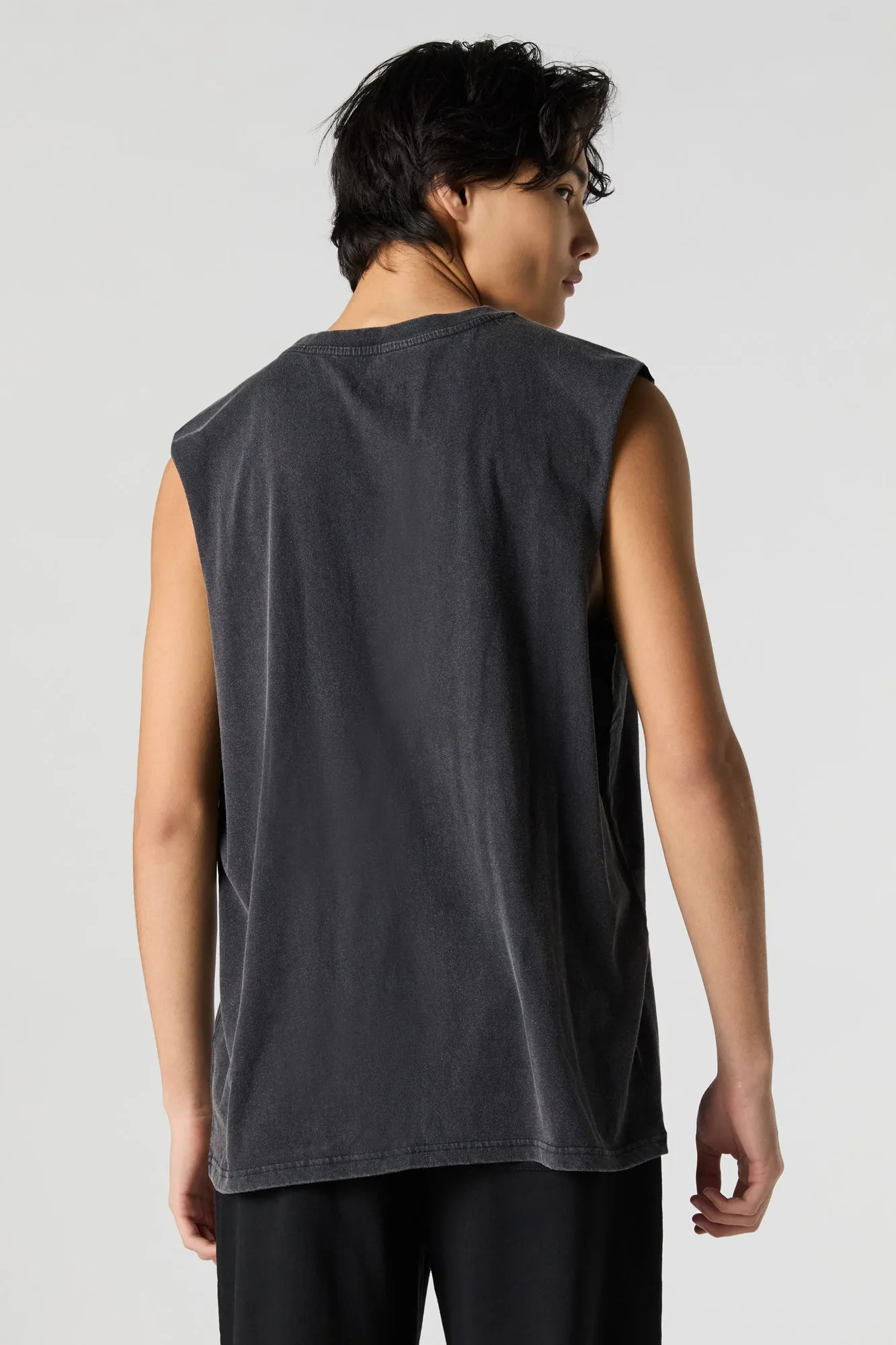 Limitless Graphic Washed Muscle Tank