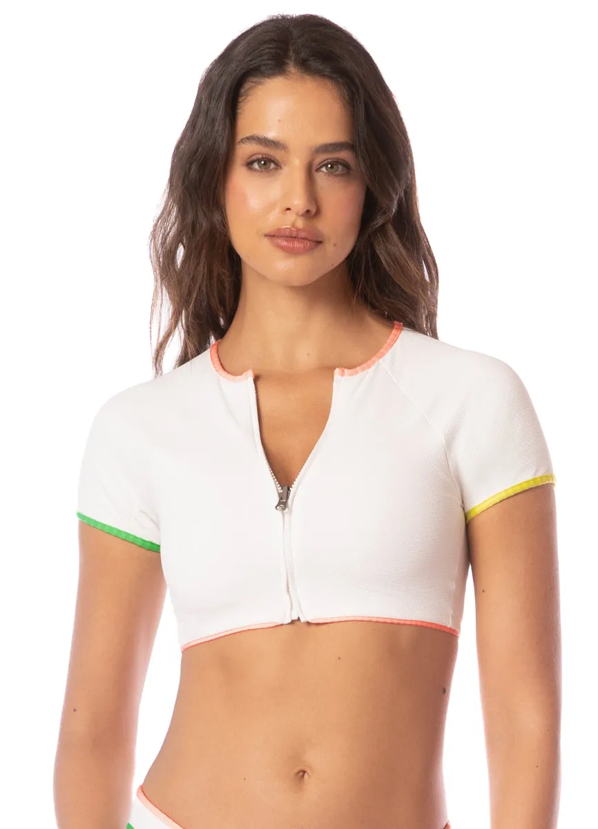 Maaji Coco Loco Sedona Swim Crop Top Bikini Top