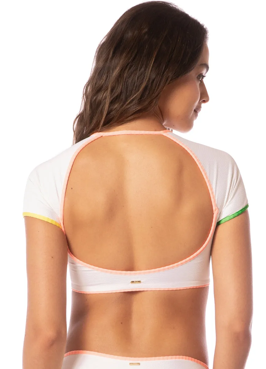 Maaji Coco Loco Sedona Swim Crop Top Bikini Top