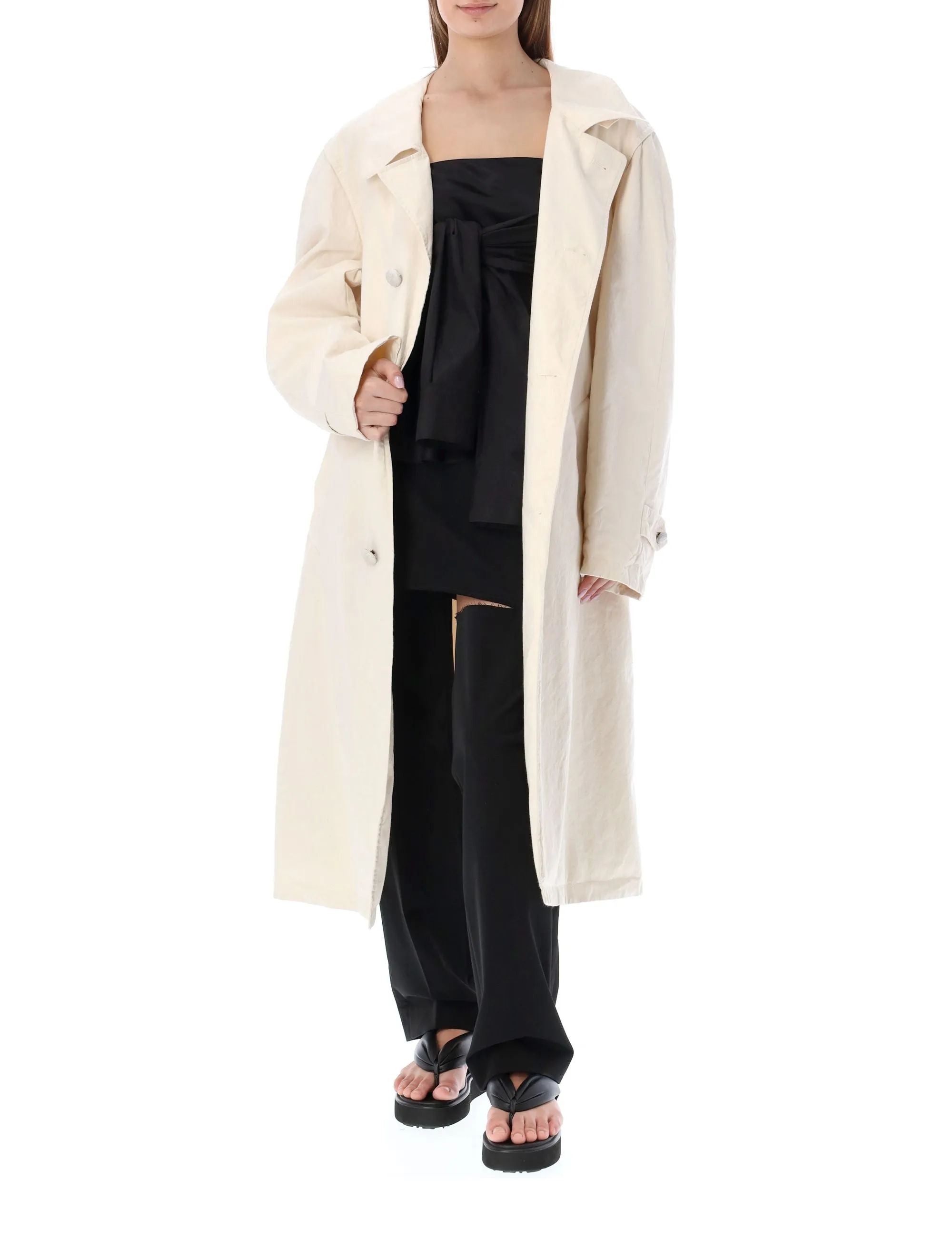 Maison Margiela Buttoned Trench Coat