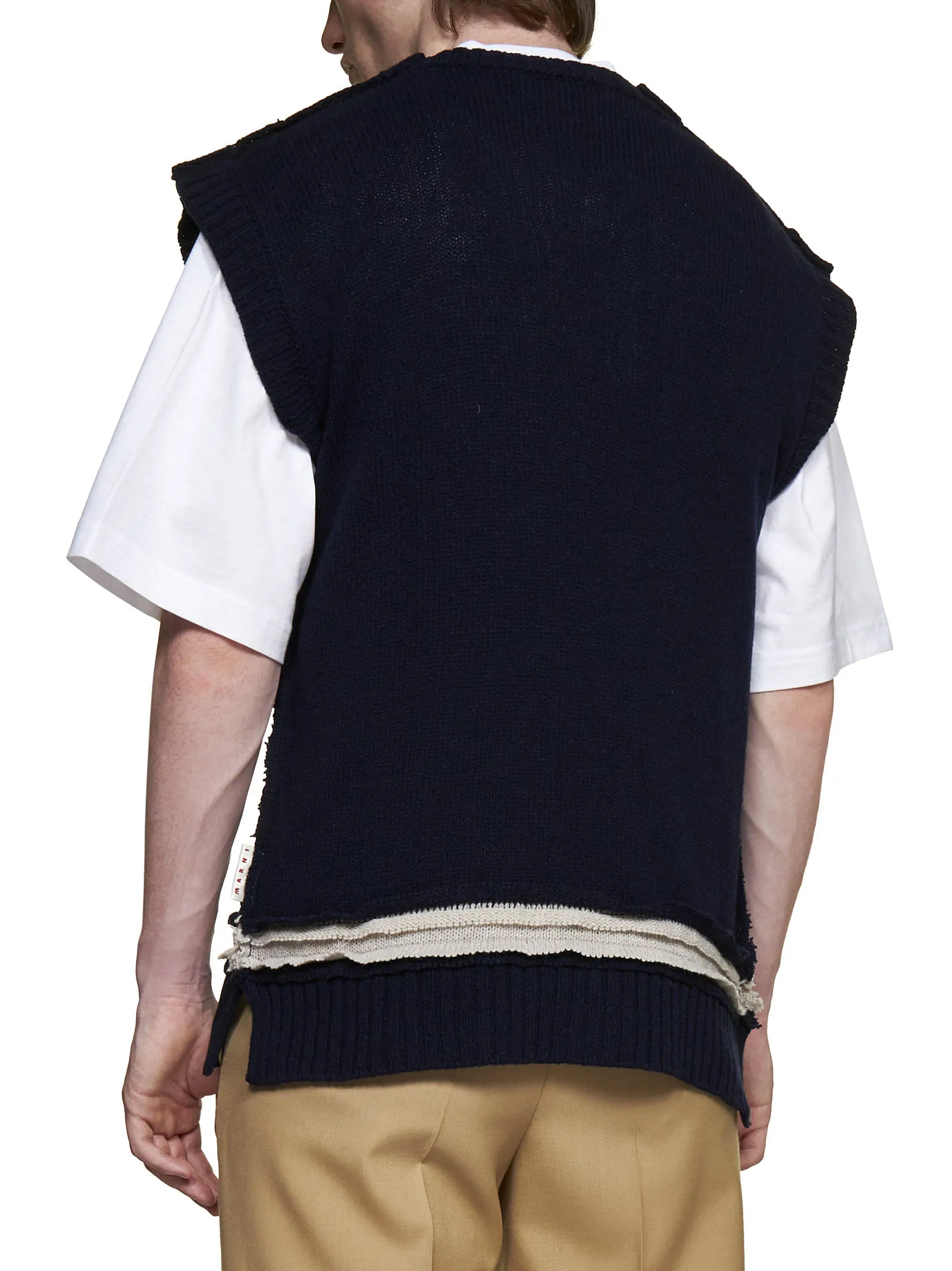 Marni V-Neck Sleeveless Vest