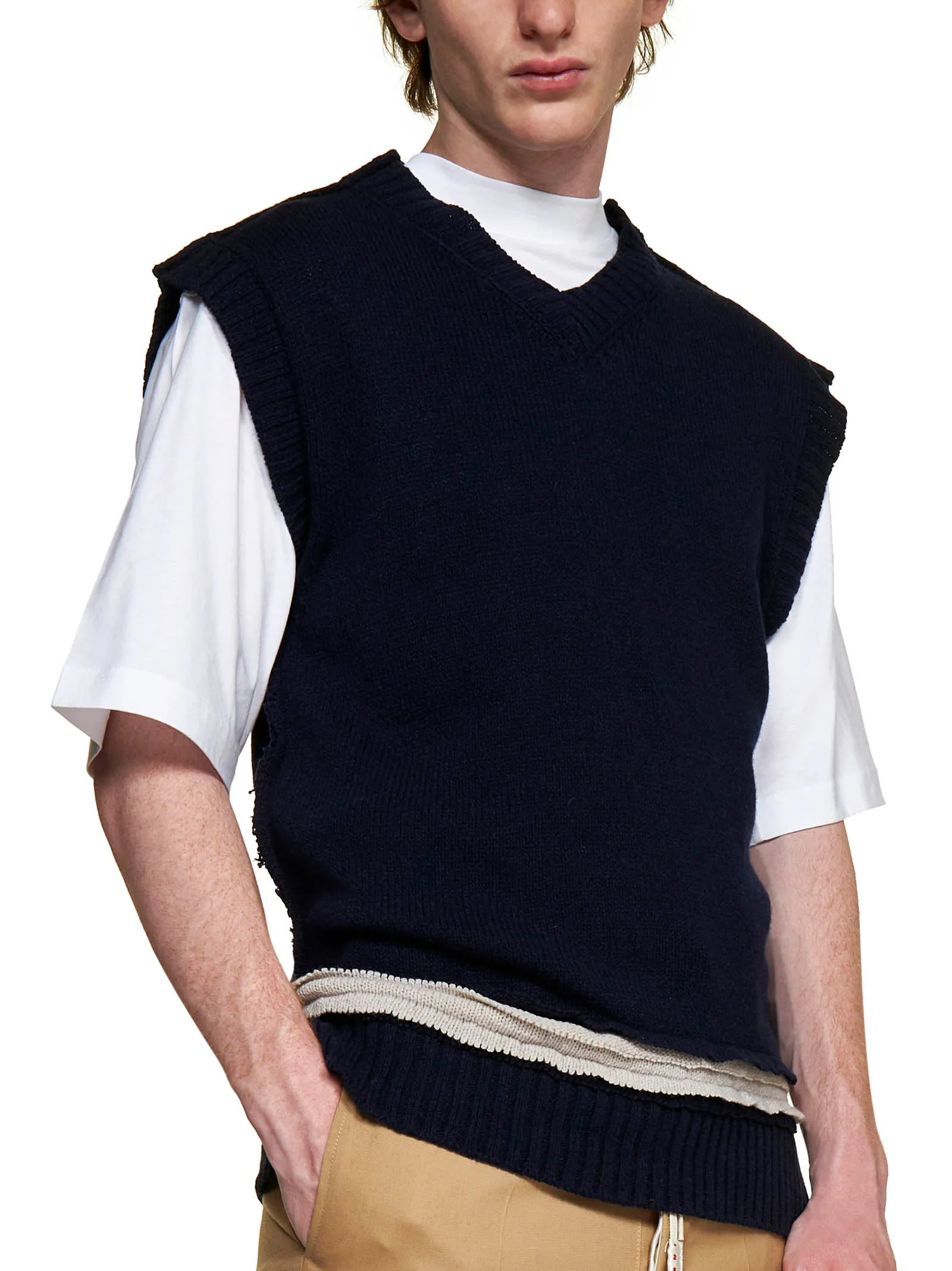 Marni V-Neck Sleeveless Vest