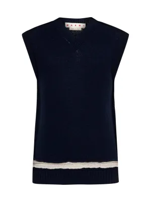 Marni V-Neck Sleeveless Vest