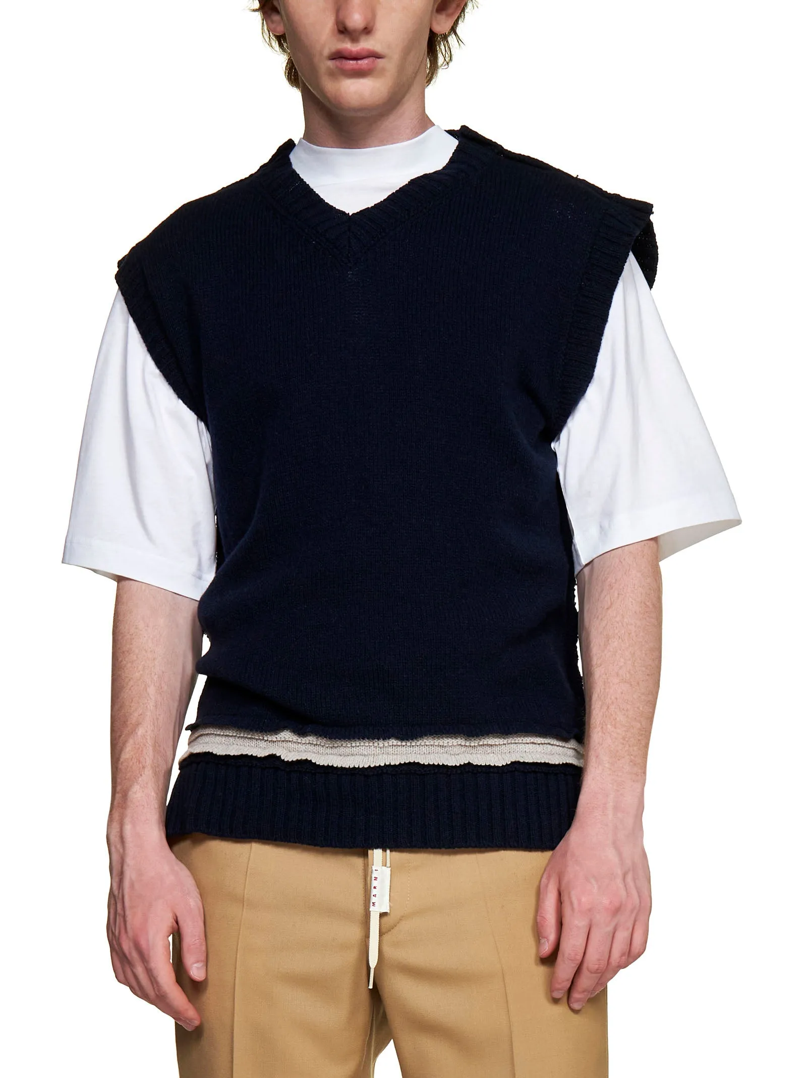 Marni V-Neck Sleeveless Vest