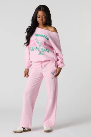 Martini Graphic Fleece Sweatpant