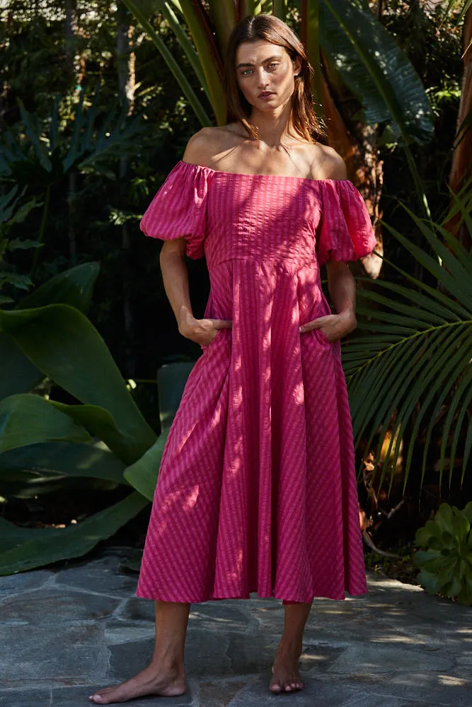 MIEL STRIPED DRESS