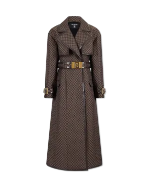 Mini Monogram Jacquard Trench Coat