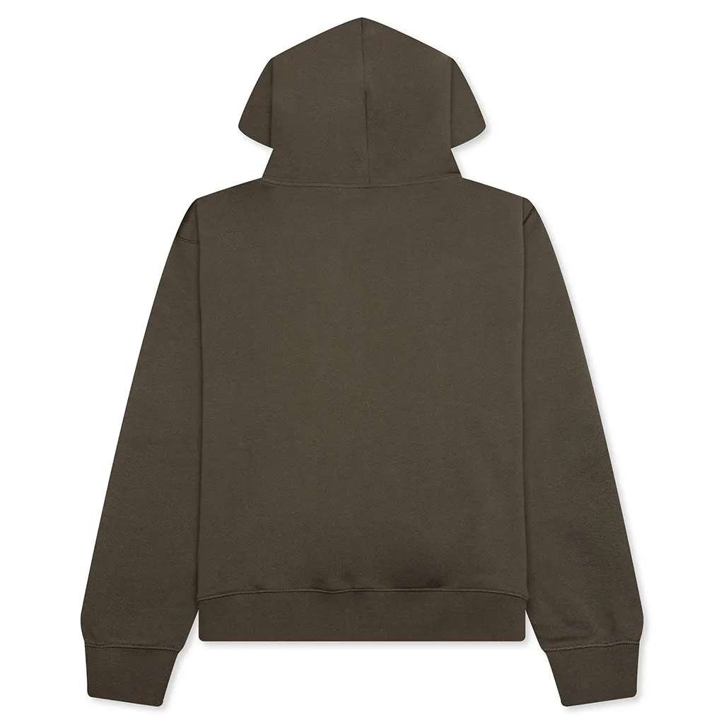 Museum Zip-Up Hoodie - Coffee