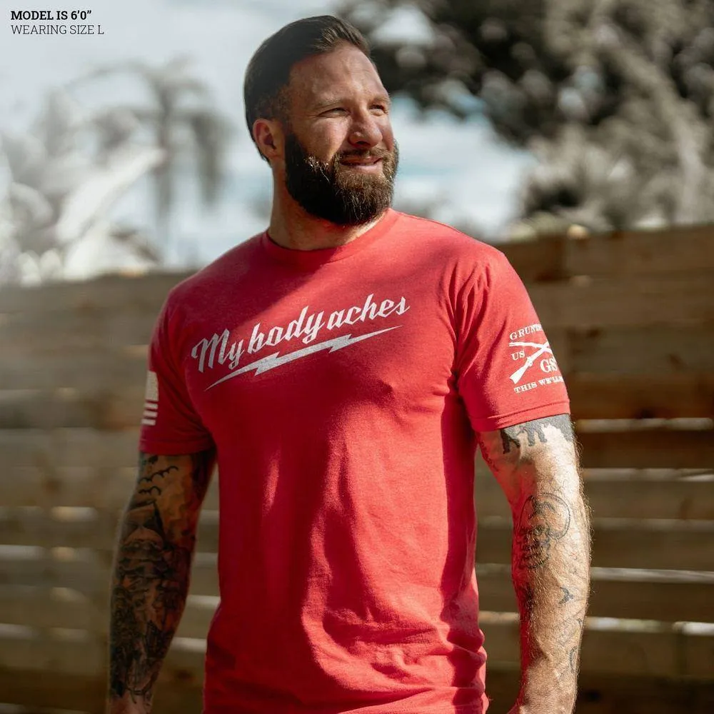 My Body Aches T-Shirt - Red