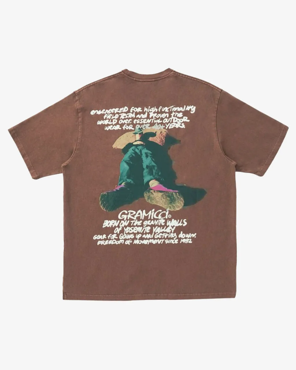 Napping Climber Tee Pigment Brown