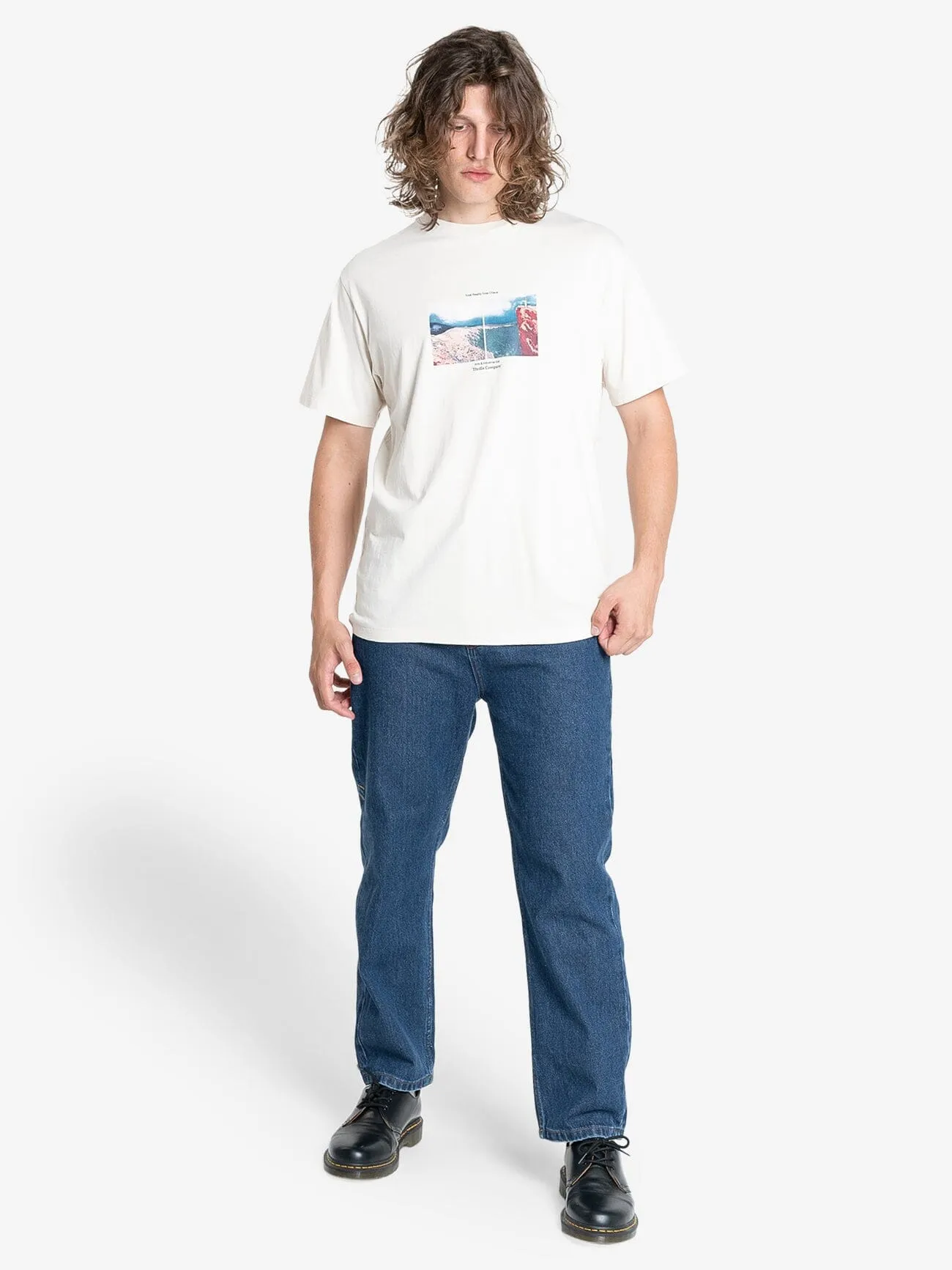 Neurotic Illusion Merch Fit Tee - Heritage White