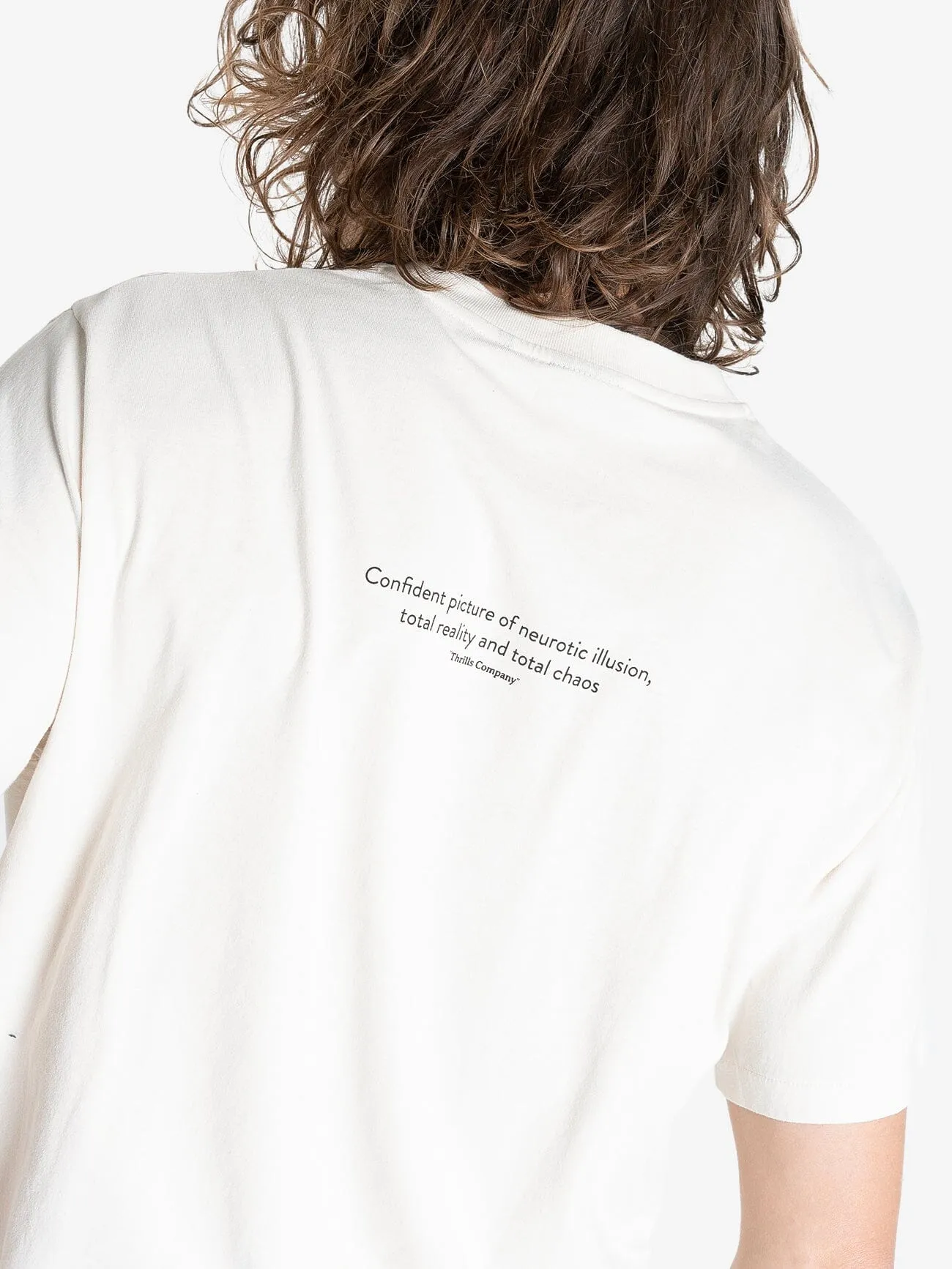Neurotic Illusion Merch Fit Tee - Heritage White