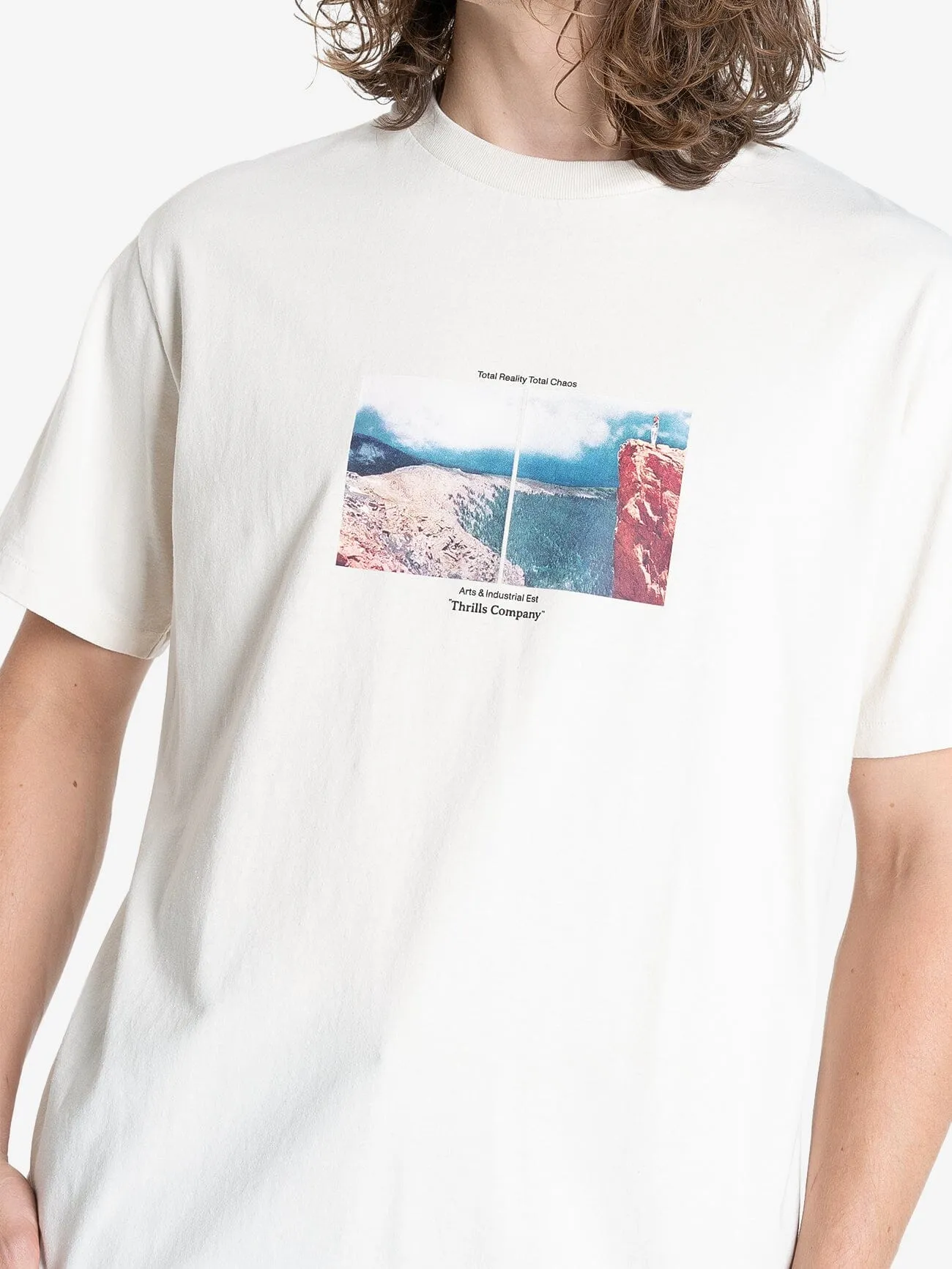 Neurotic Illusion Merch Fit Tee - Heritage White