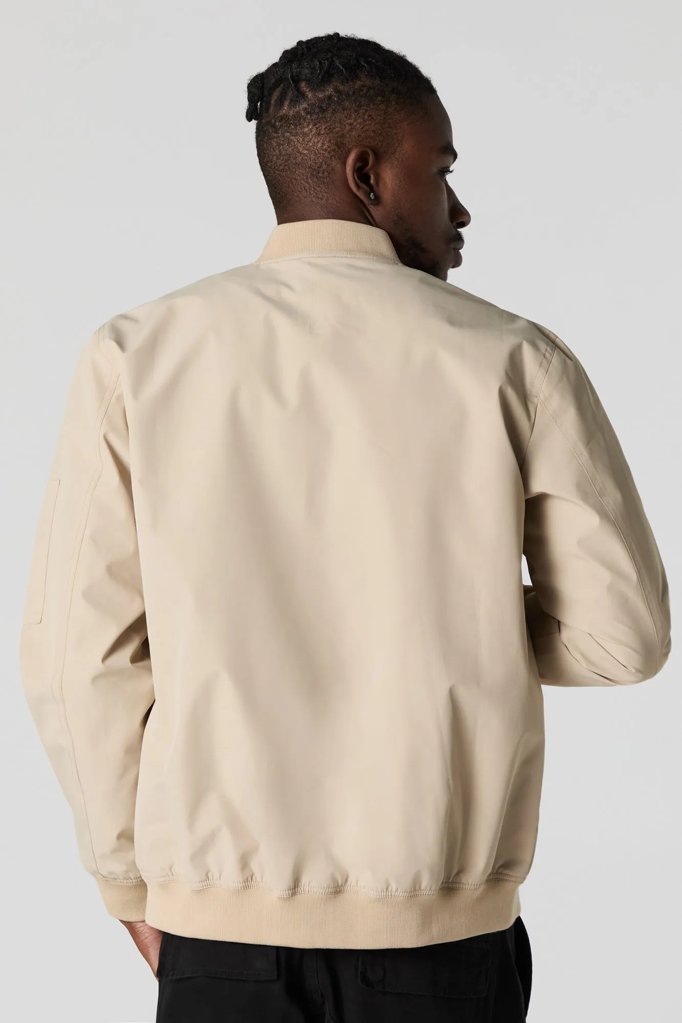 Nylon Bomber Jacket