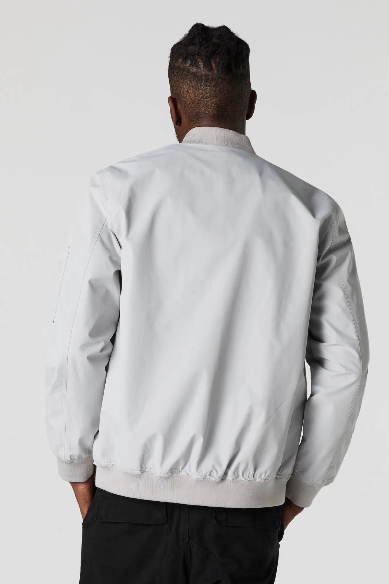Nylon Bomber Jacket