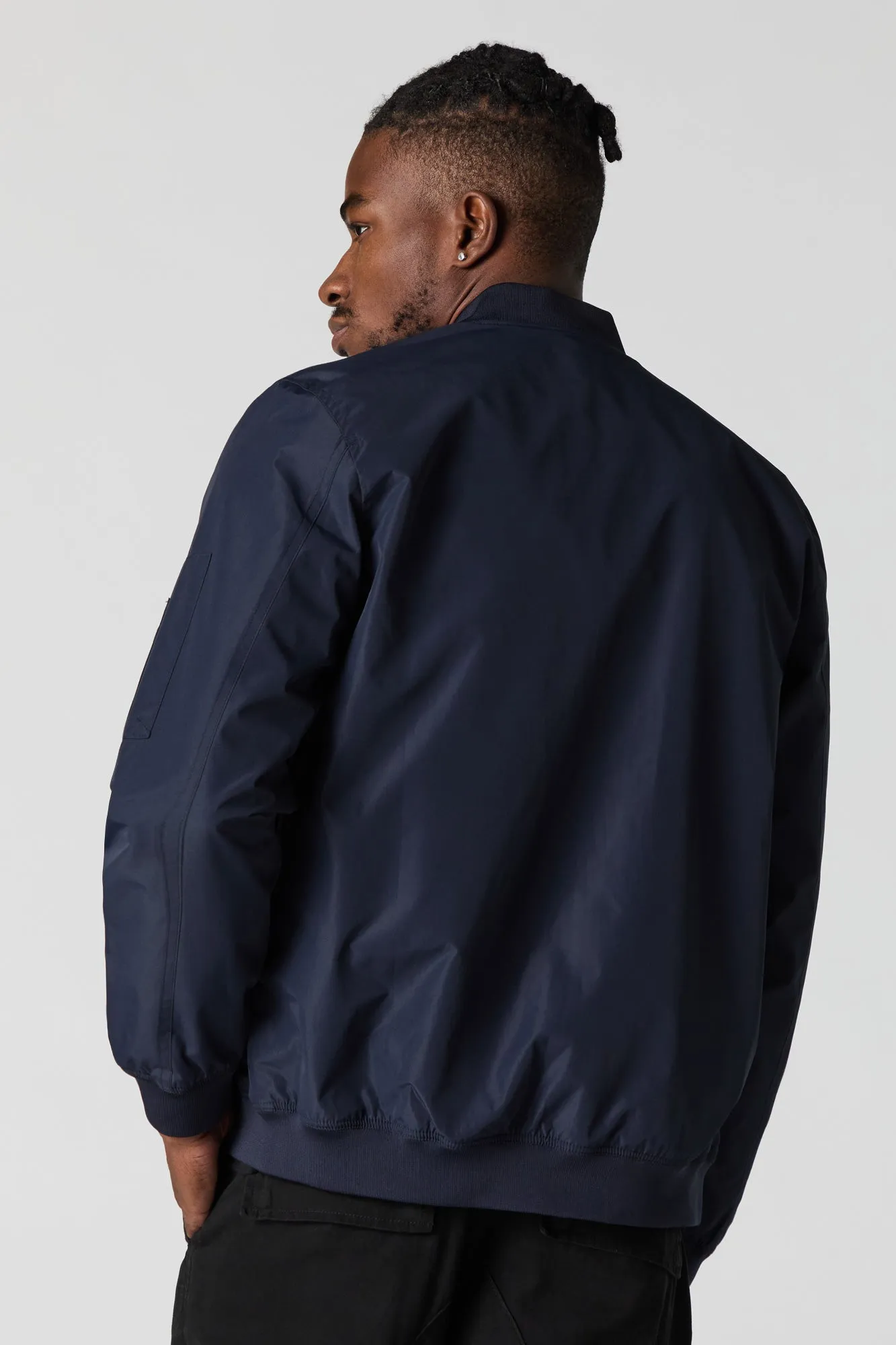 Nylon Bomber Jacket