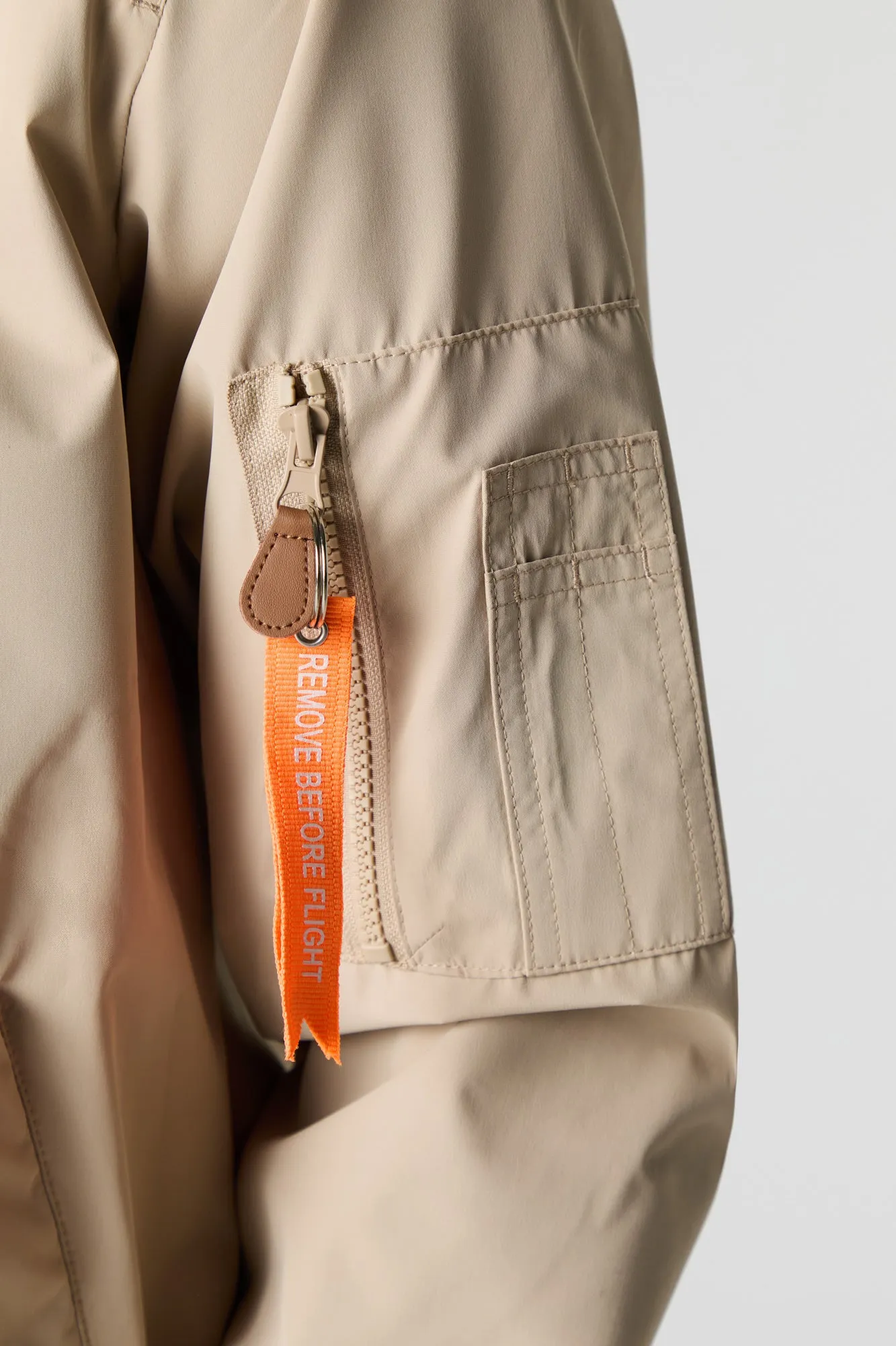 Nylon Bomber Jacket