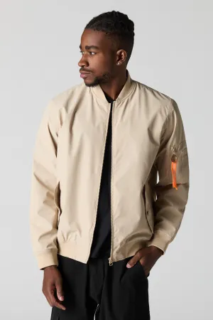 Nylon Bomber Jacket
