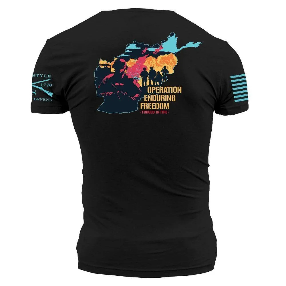 OEF - Forged In Fire T-Shirt - Black