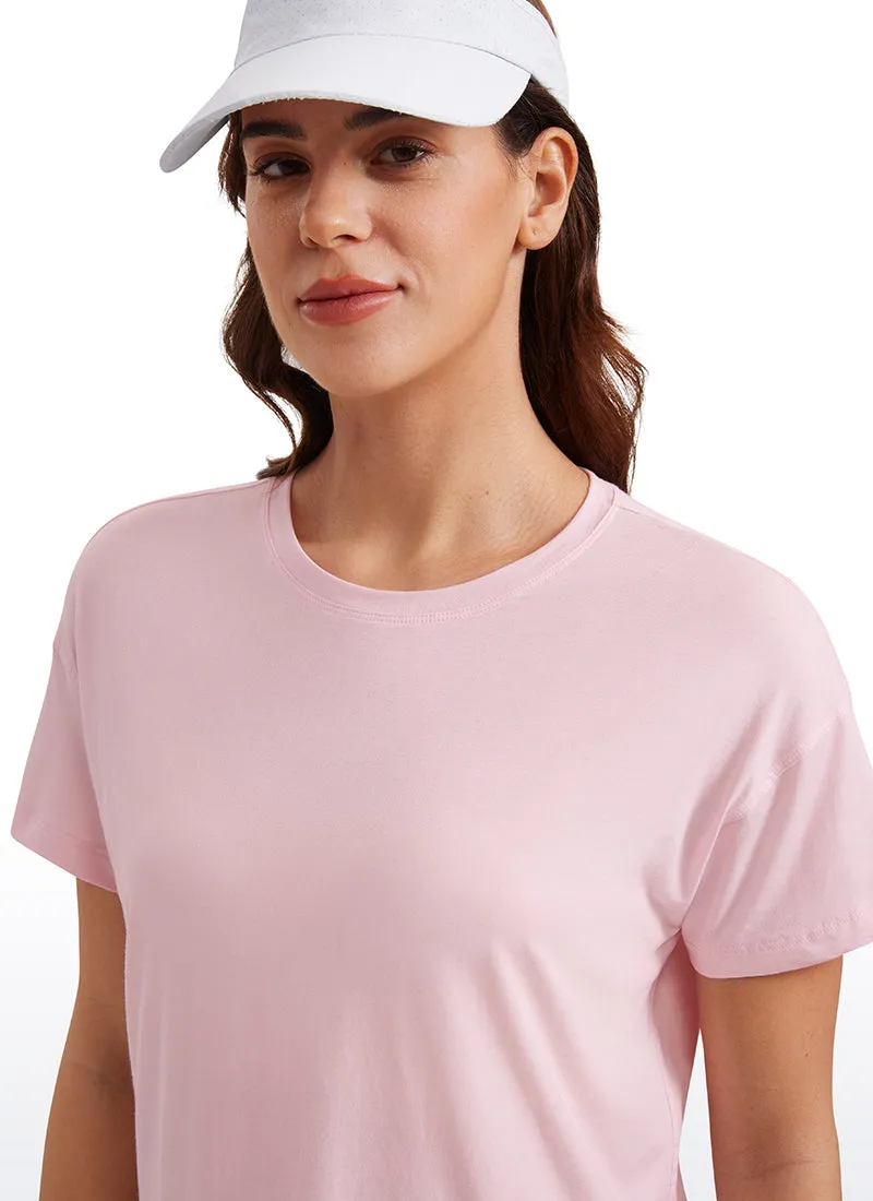 Pima Cotton Short Sleeves Loose Fit