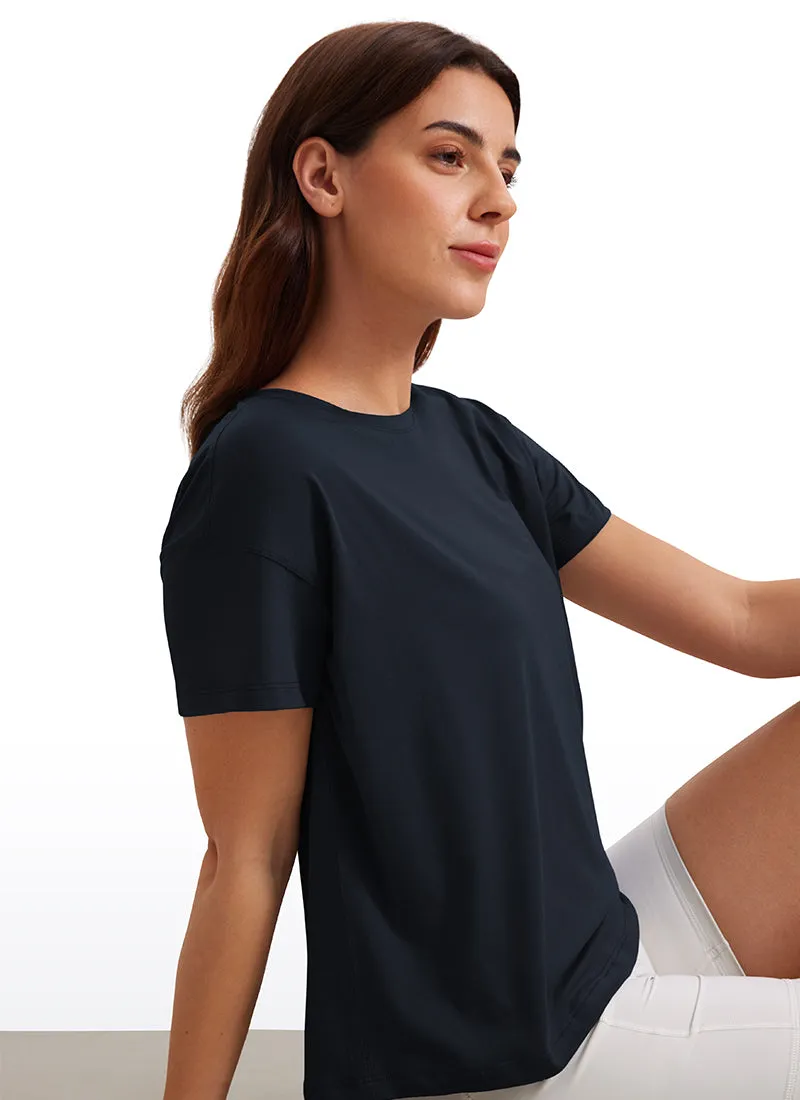 Pima Cotton Short Sleeves Loose Fit