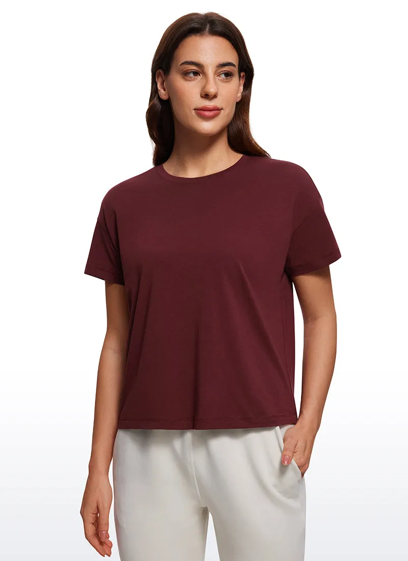 Pima Cotton Short Sleeves Loose Fit