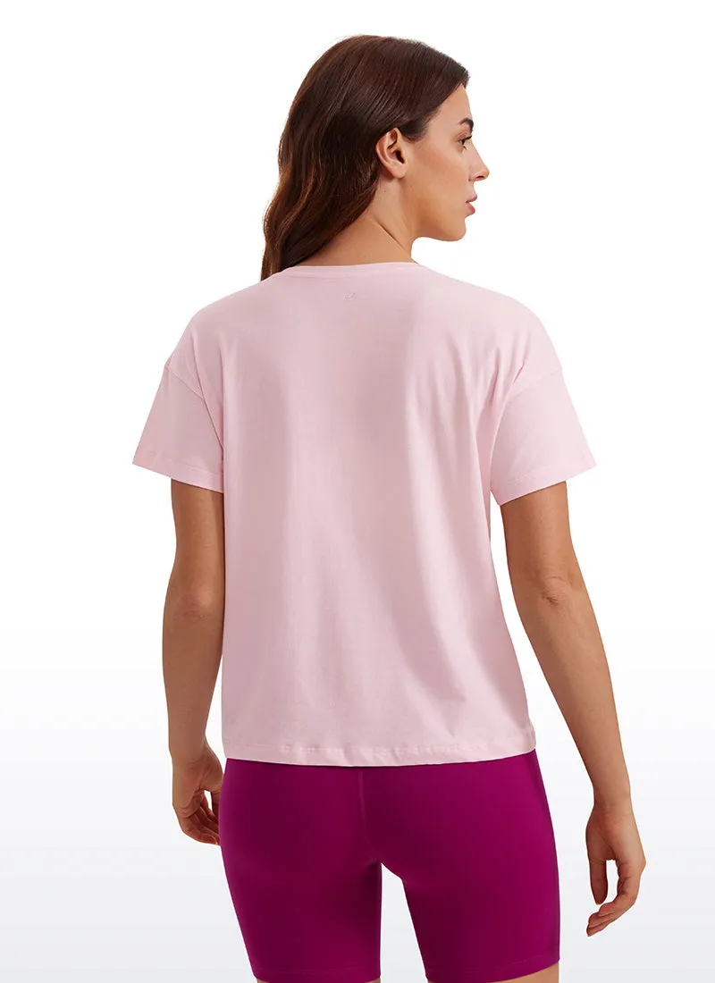 Pima Cotton Short Sleeves Loose Fit