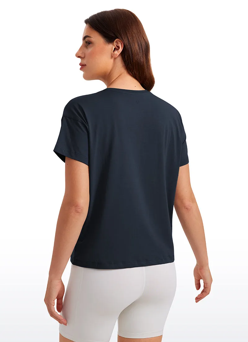 Pima Cotton Short Sleeves Loose Fit
