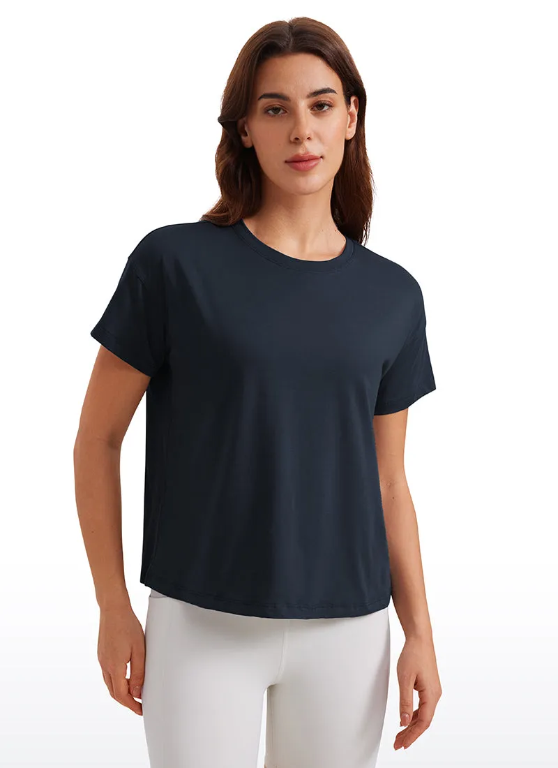 Pima Cotton Short Sleeves Loose Fit