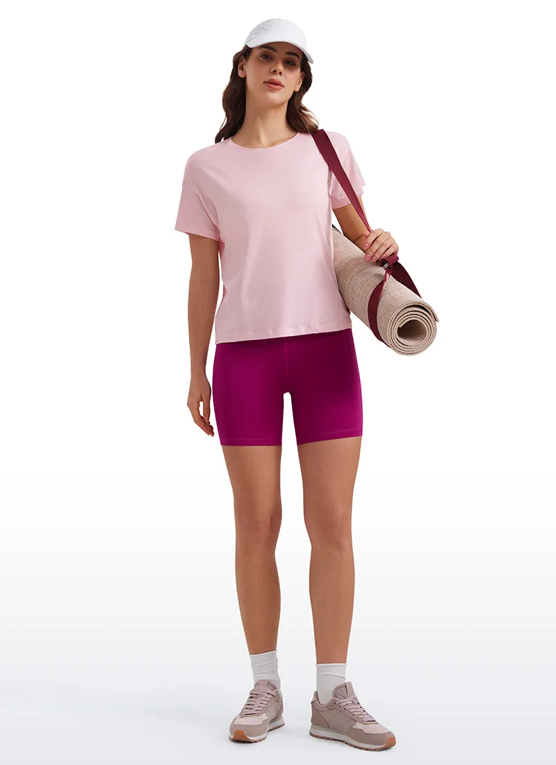 Pima Cotton Short Sleeves Loose Fit