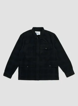 Plaid Corduroy Zip Jacket