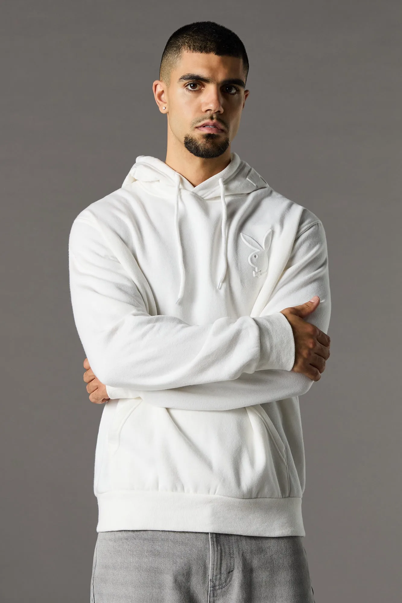 Playboy Embossed Fleece Hoodie