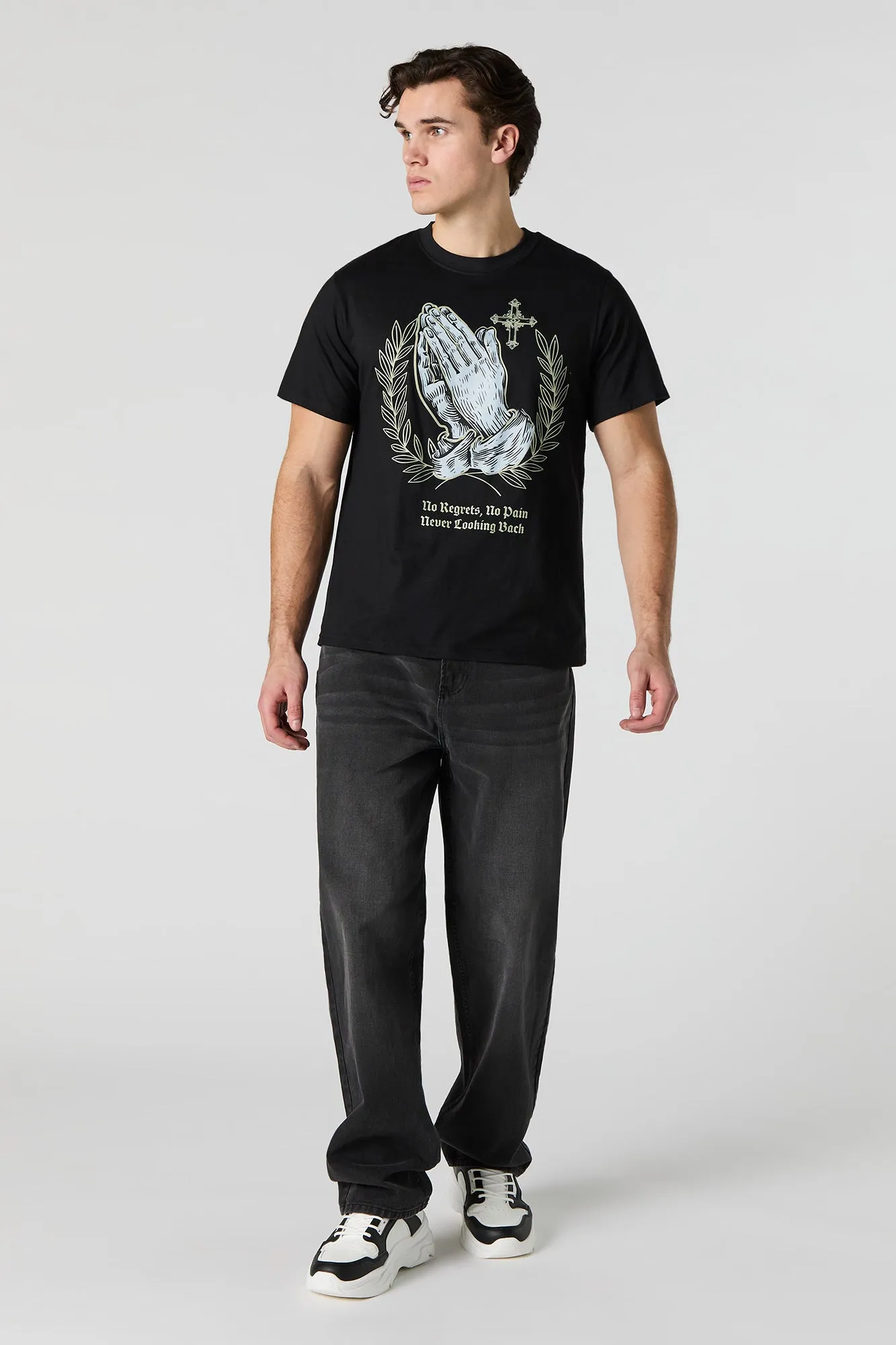 Prayer Hands Graphic T-Shirt