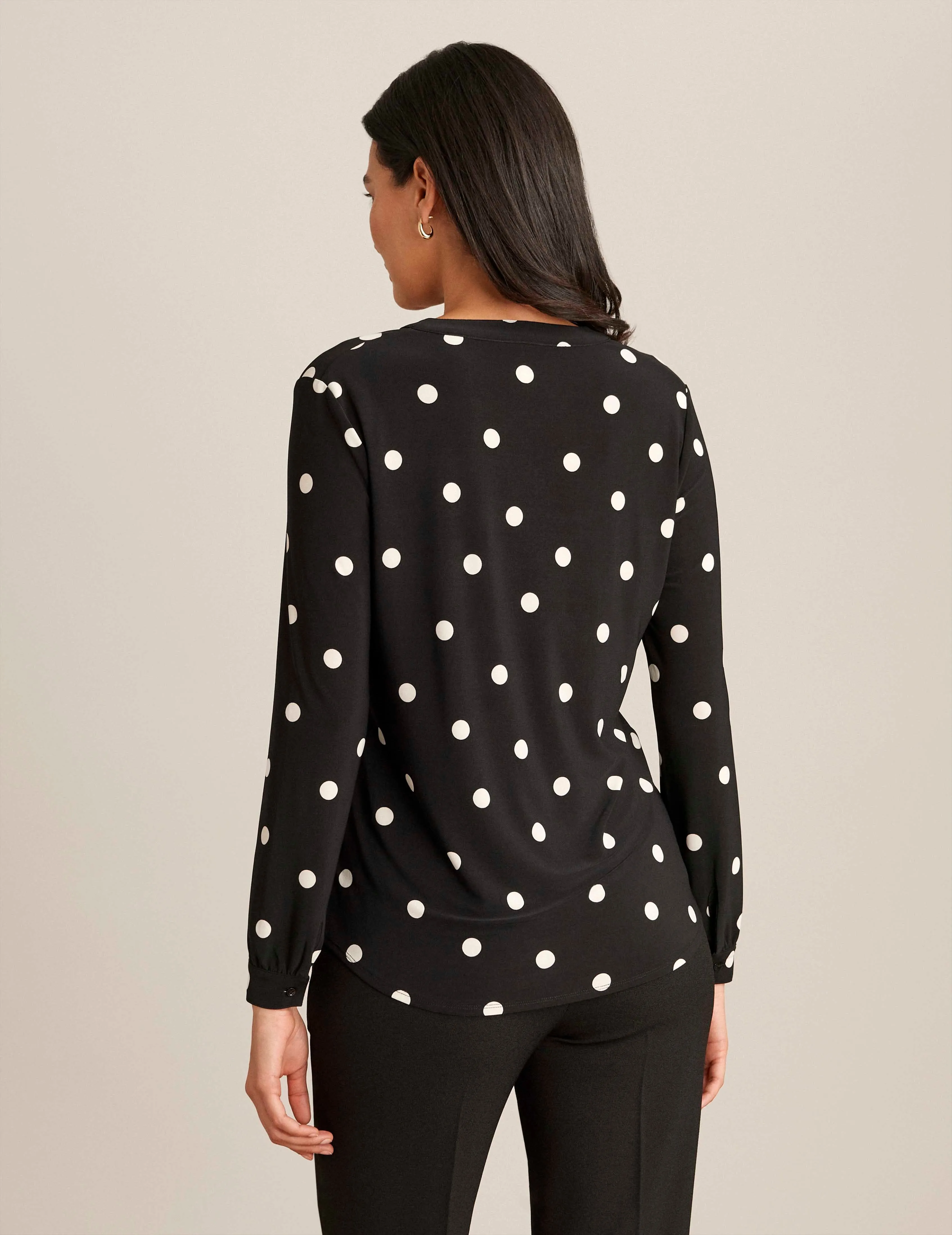 Printed Split Neck Tunic- Sale