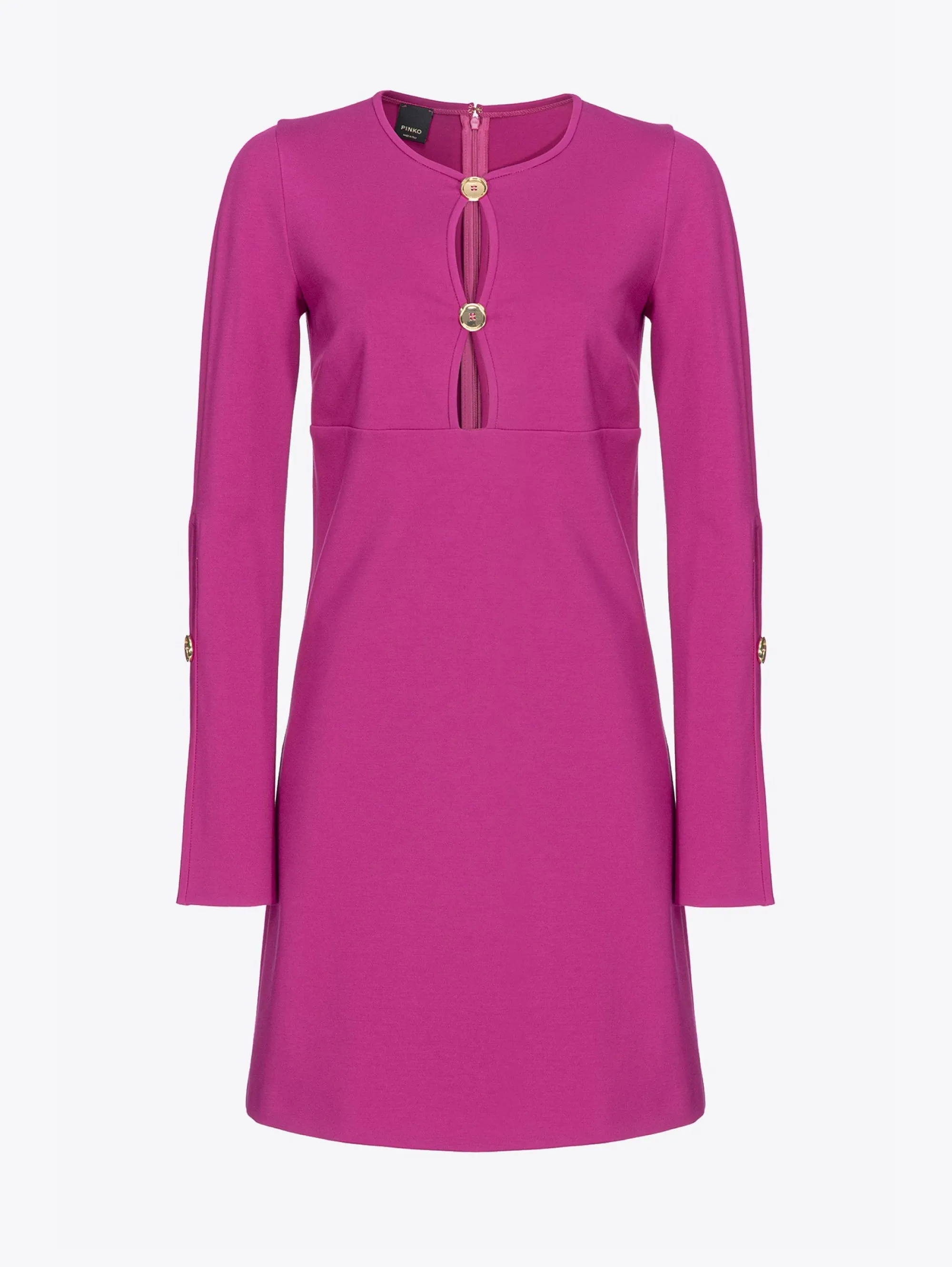 Purple A-Line Medium Length Dress