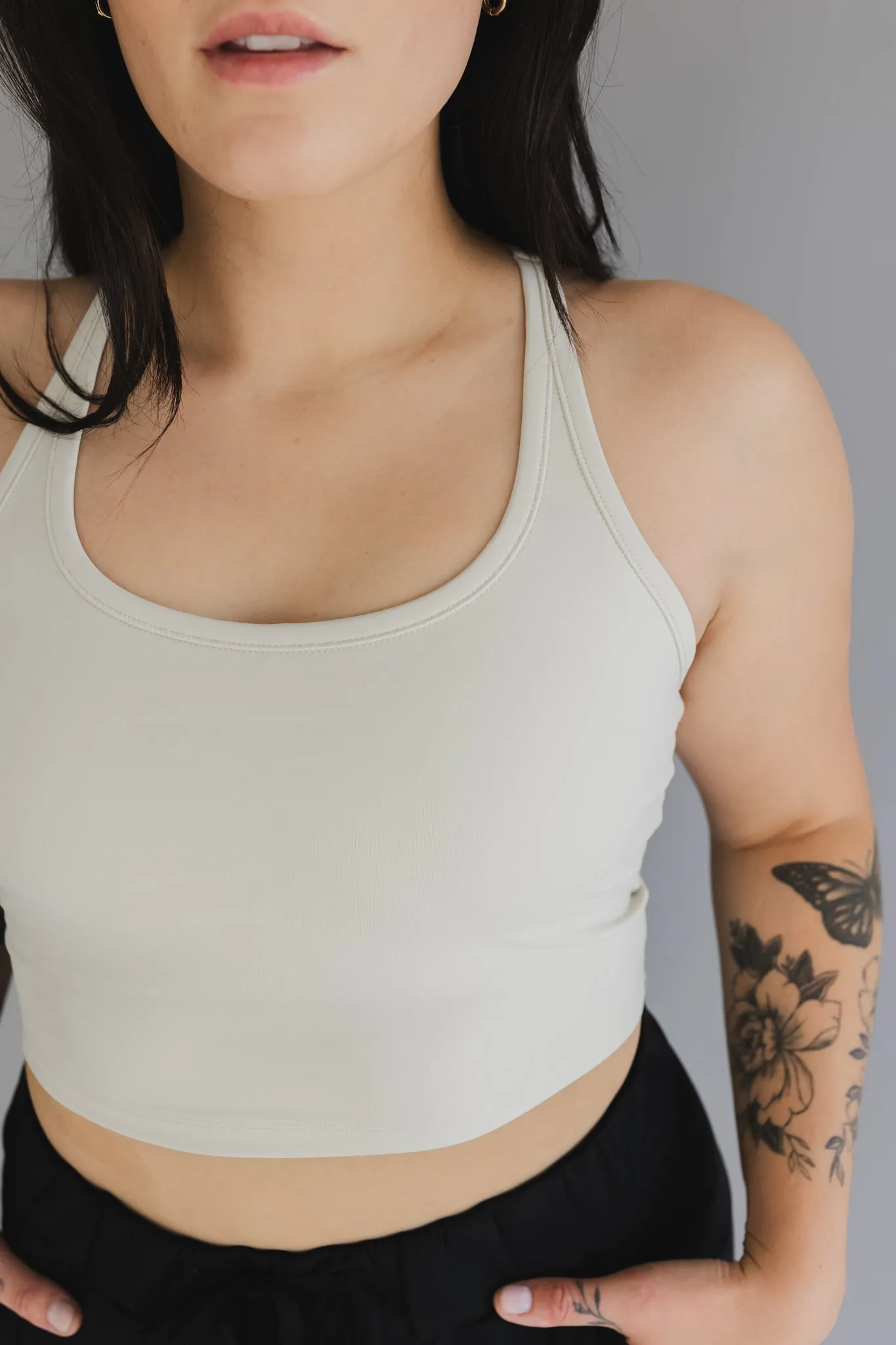 Racerback Crop *Built in Bra