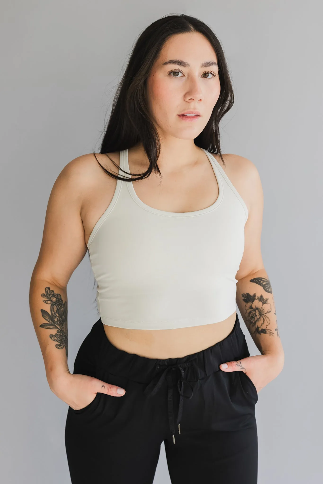 Racerback Crop *Built in Bra