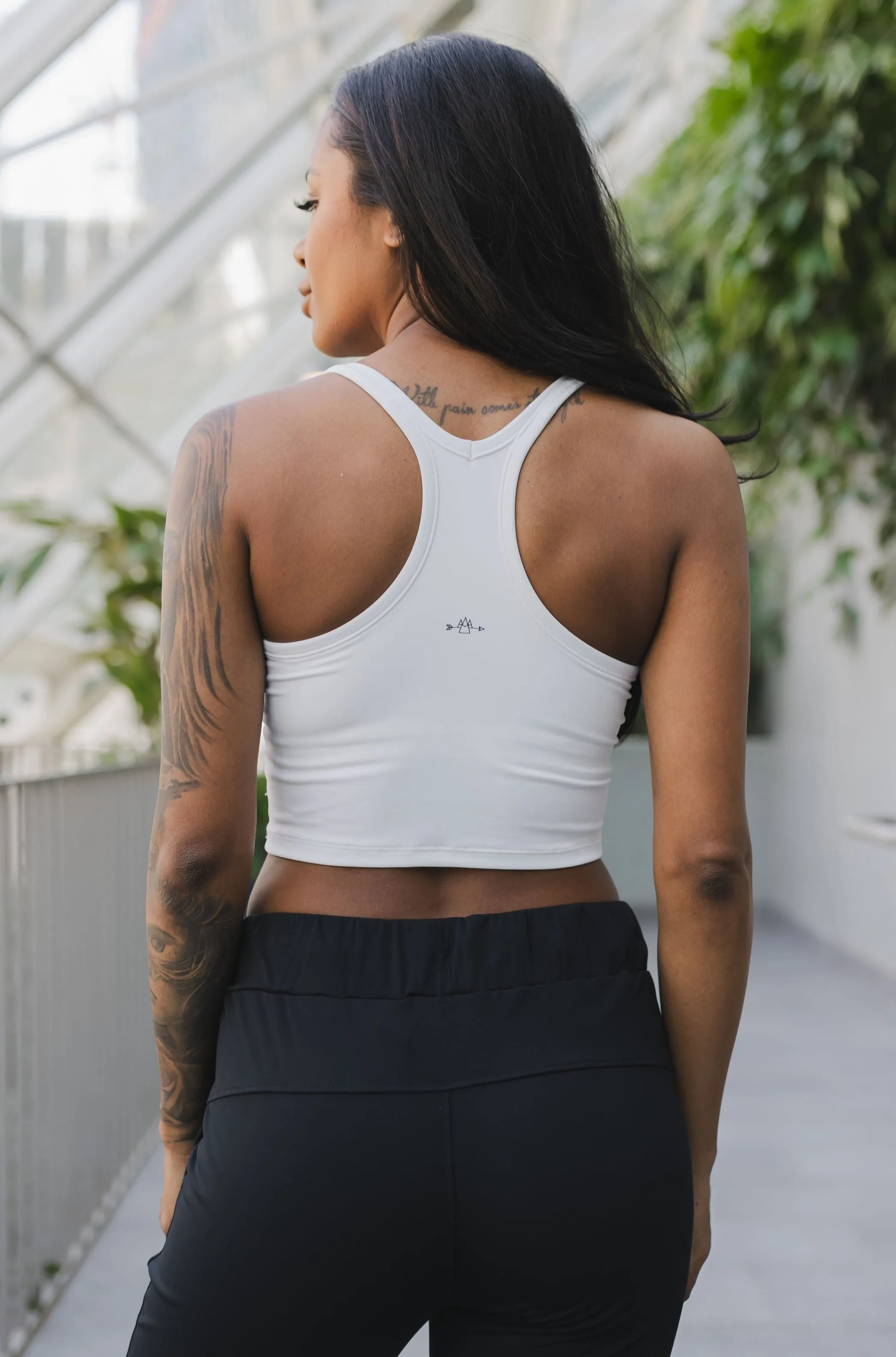 Racerback Crop *Built in Bra
