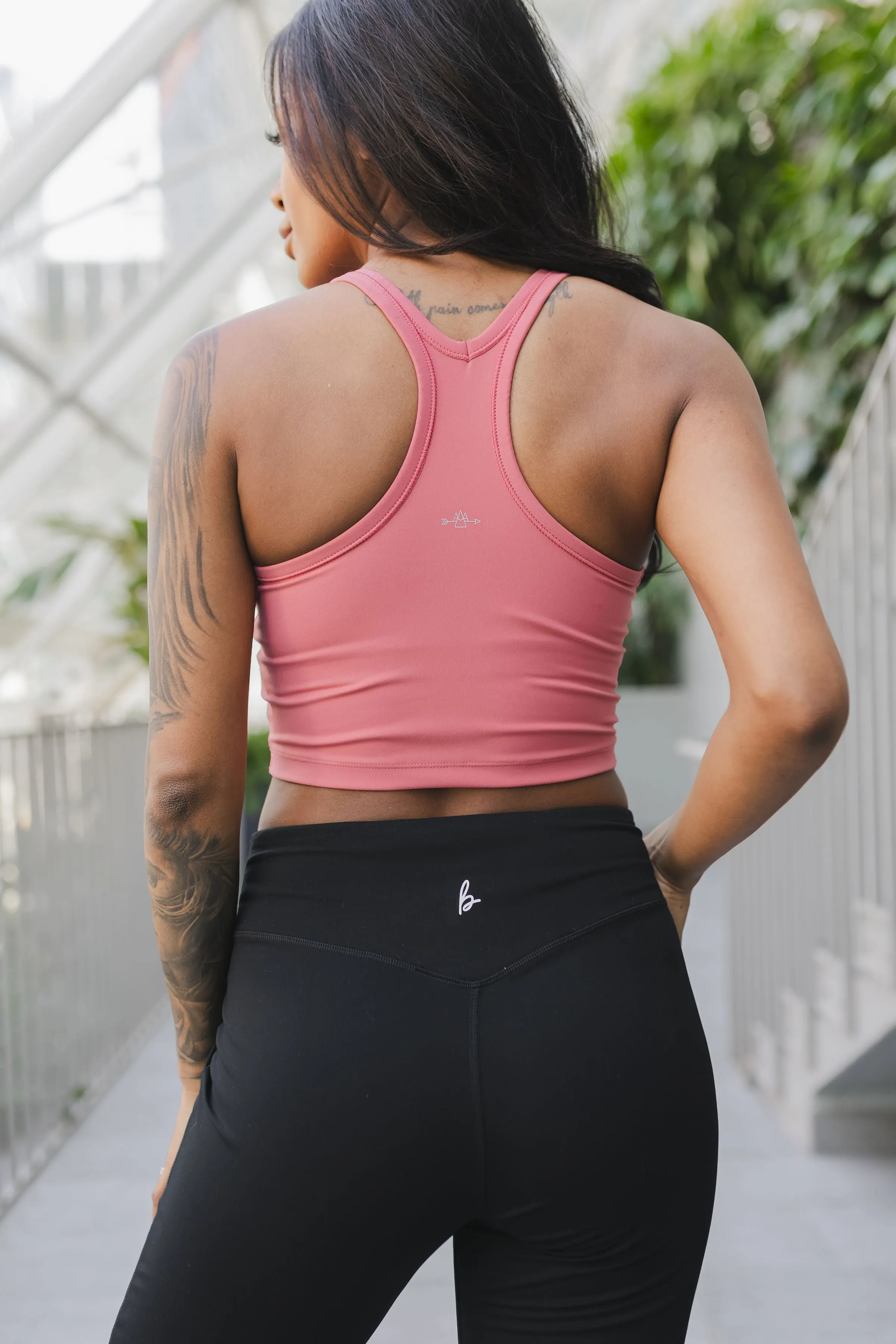 Racerback Crop *Built in Bra