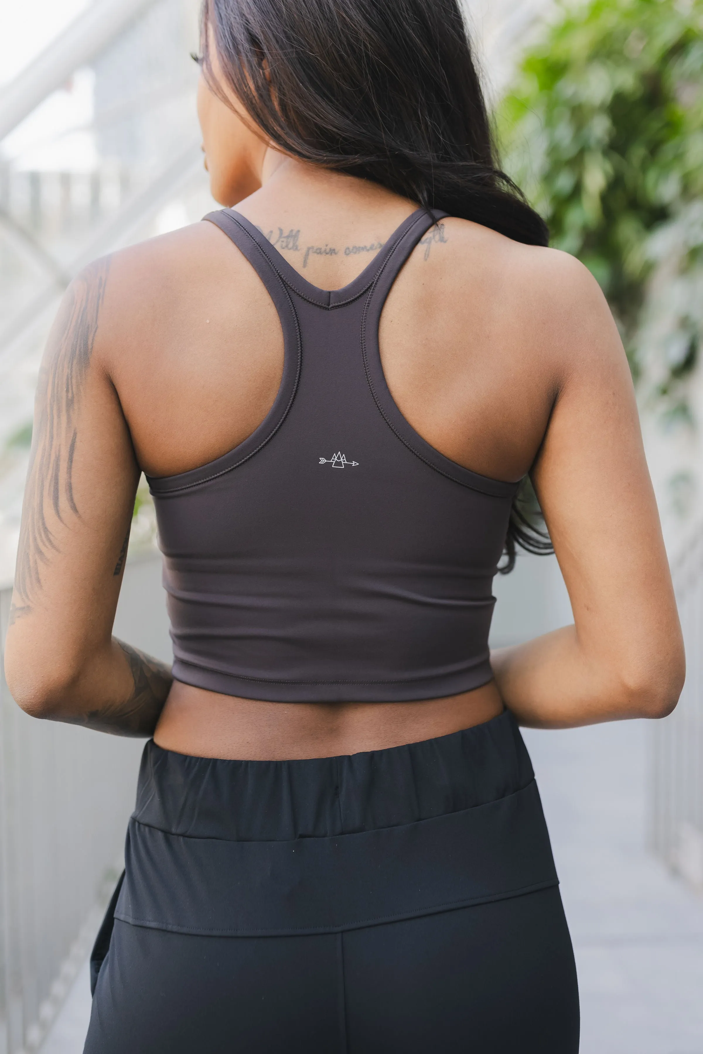 Racerback Crop *Built in Bra