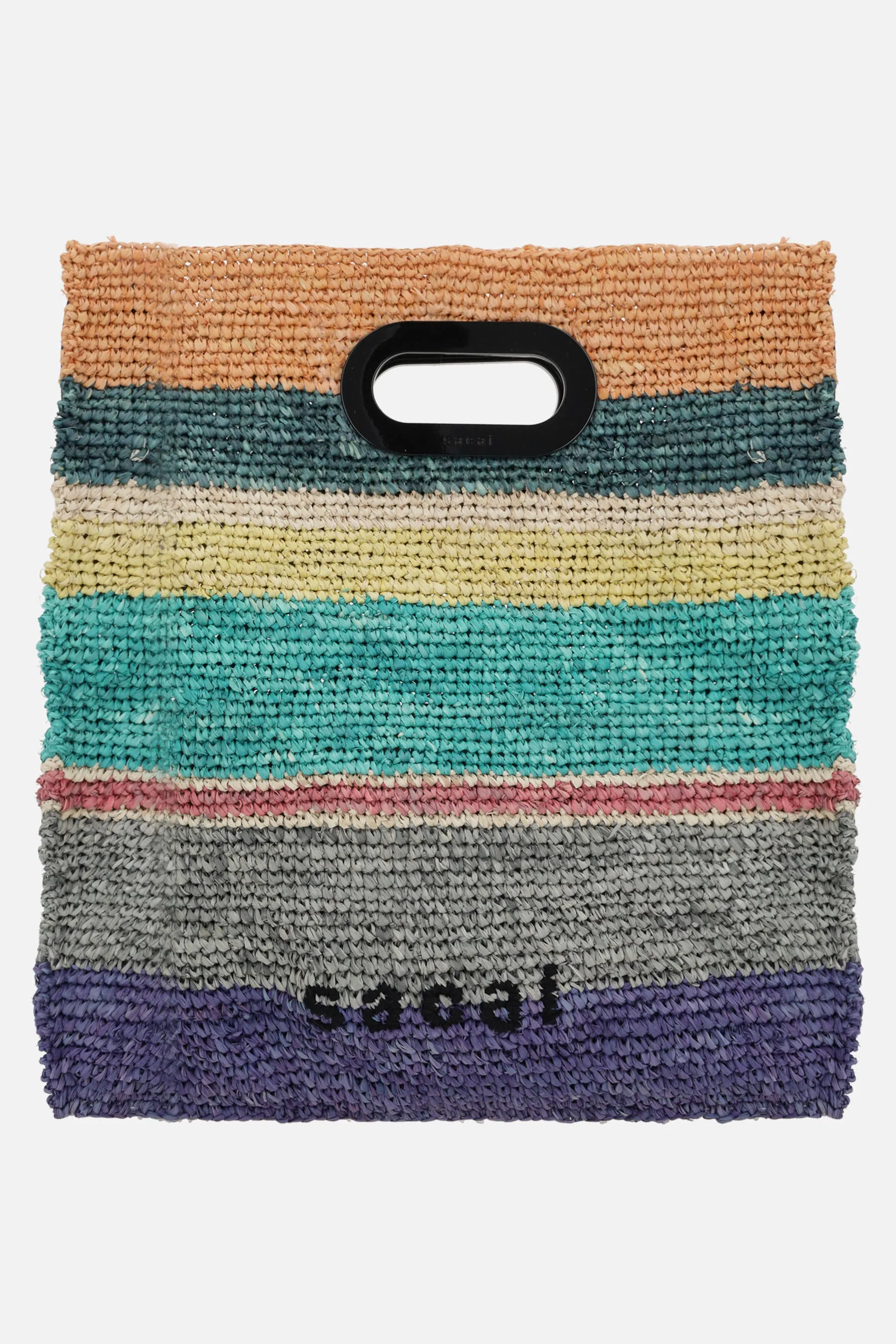 raffia medium shopping bag