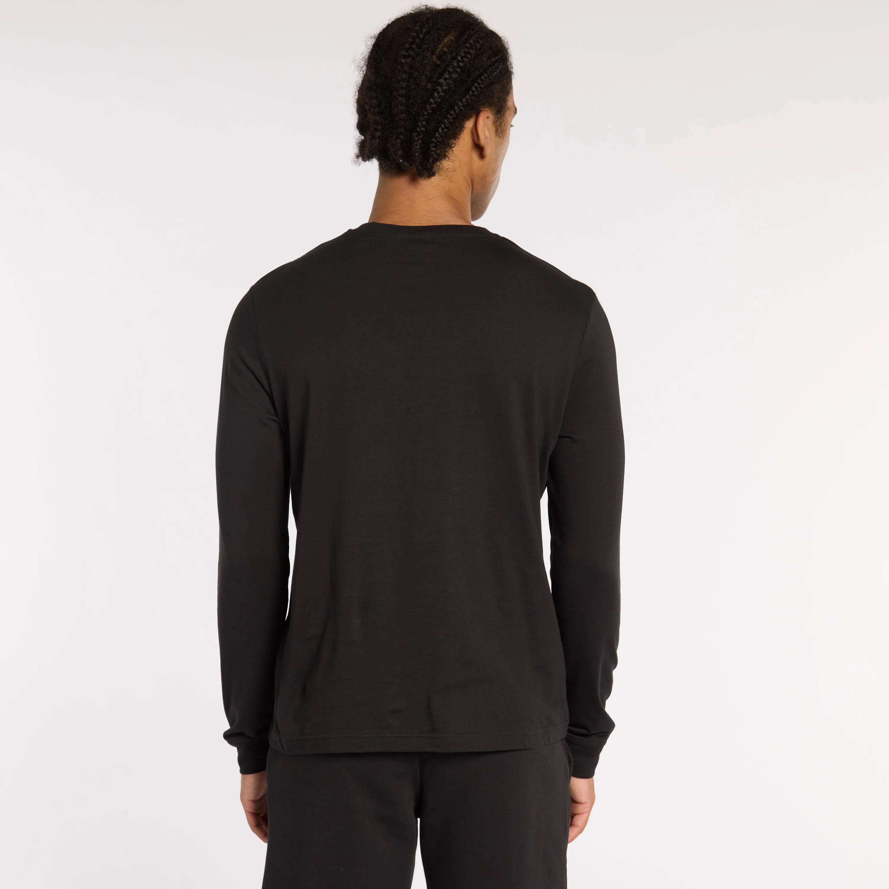 Reebok Idlong Sleeve T-Shirt Black/White/Vector Red