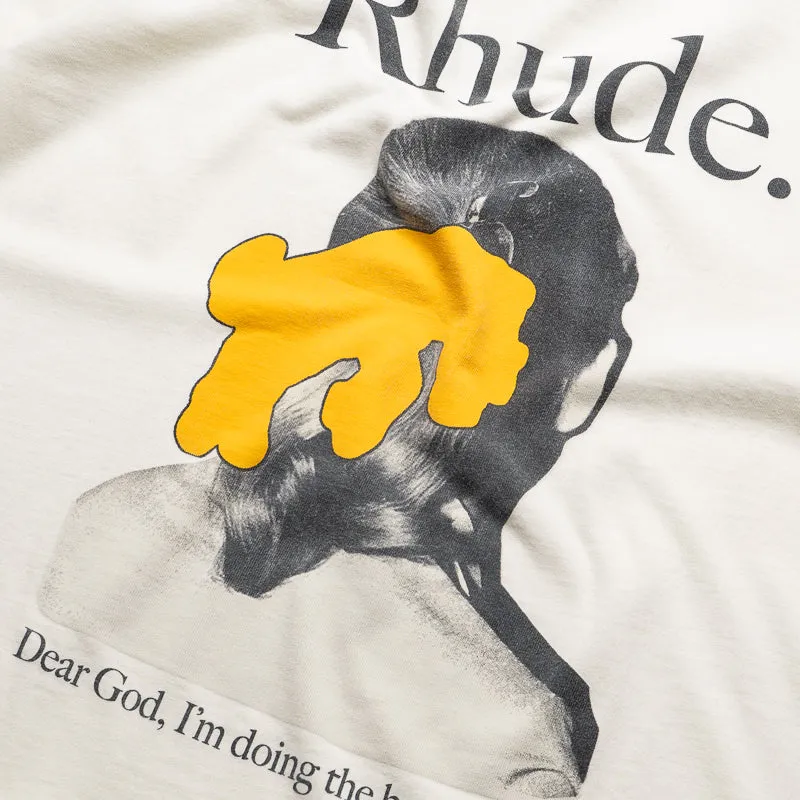Rhude Ponytail Tee - Vintage White