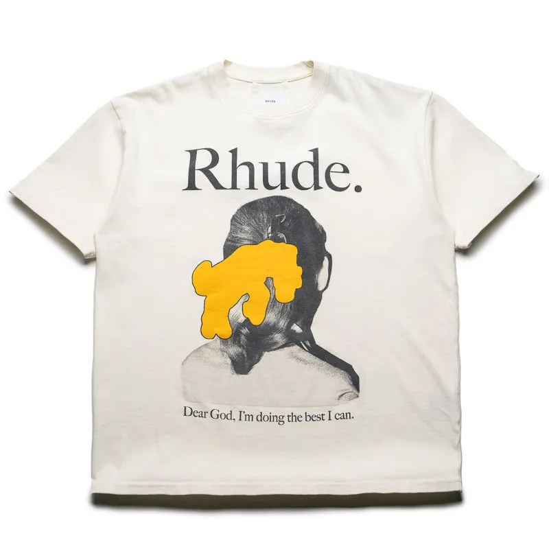 Rhude Ponytail Tee - Vintage White