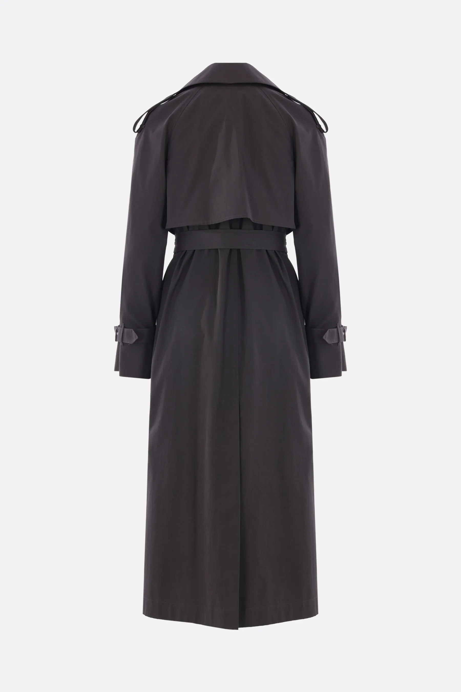 Risto double-breasted trench coat in cotton