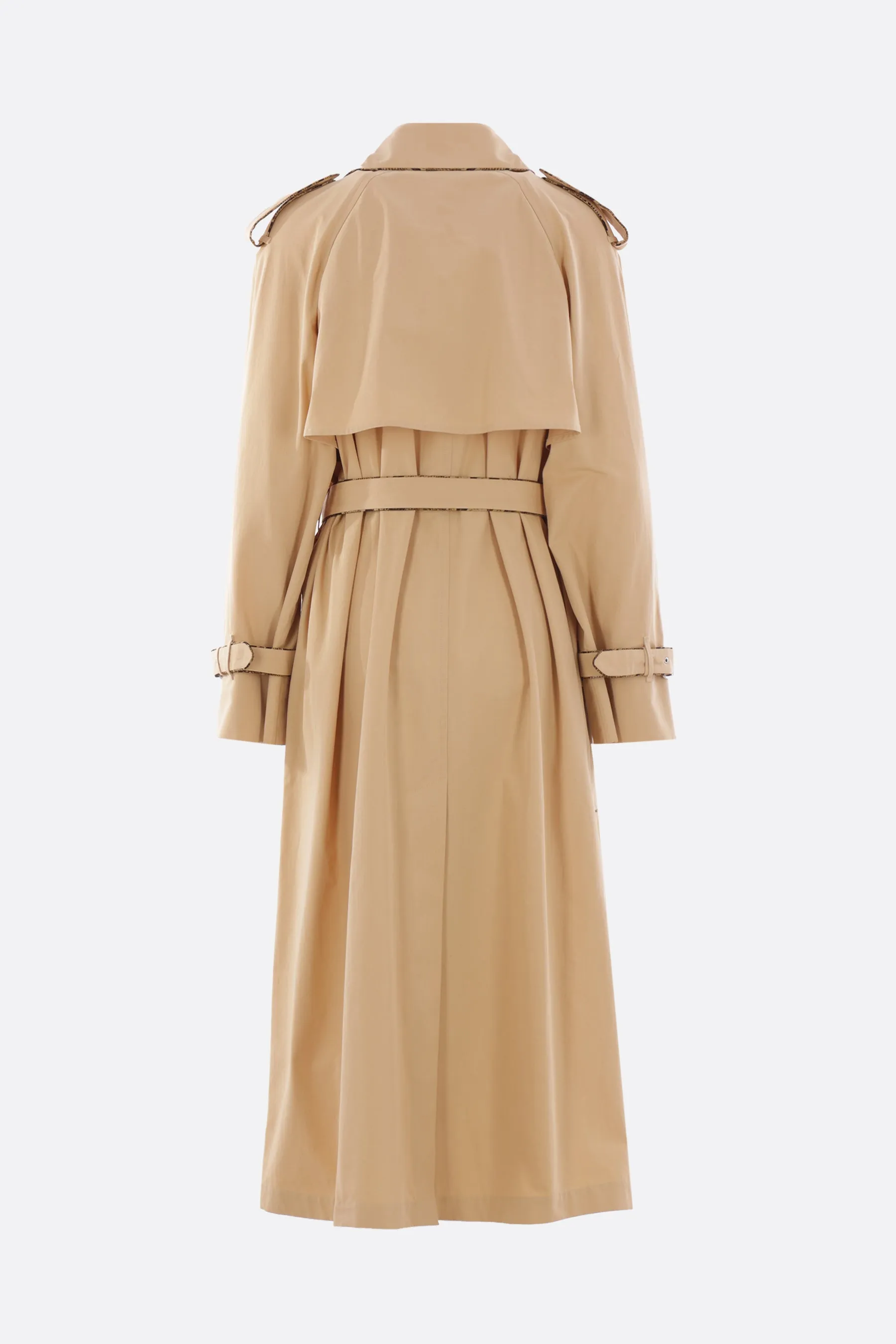 Risto double-breasted trench coat in cotton