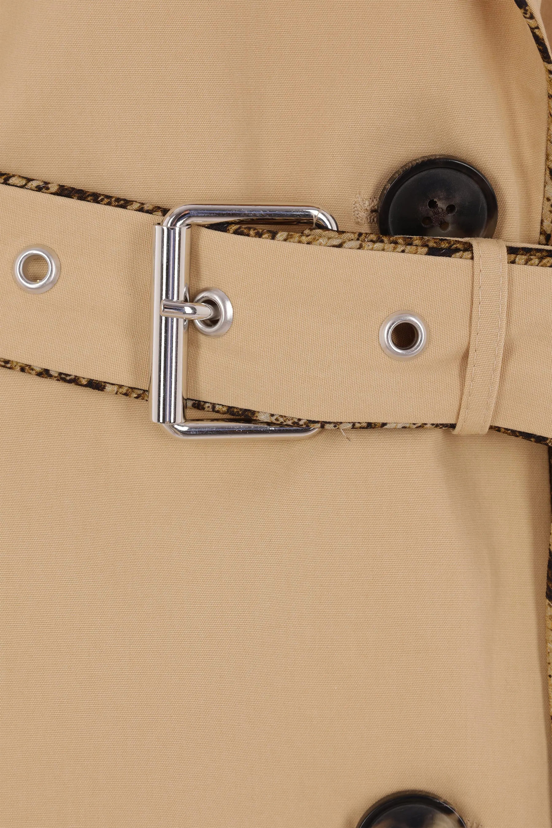 Risto double-breasted trench coat in cotton