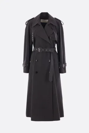 Risto double-breasted trench coat in cotton