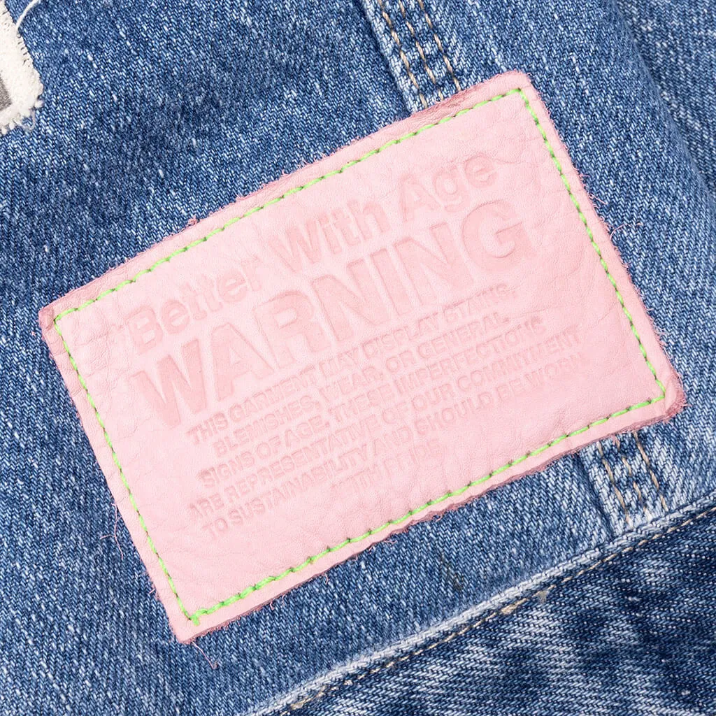 Rock City Reconstructed Denim Jacket - Indigo