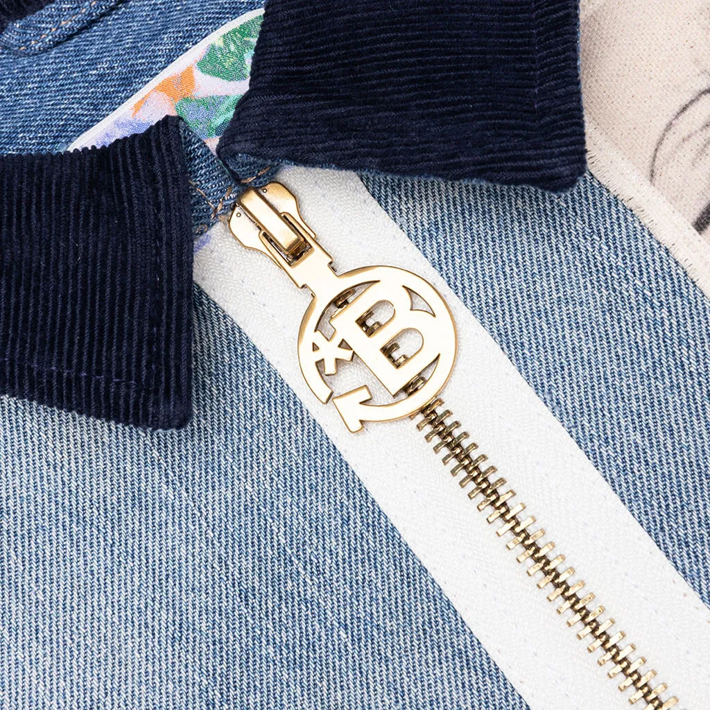 Rock City Reconstructed Denim Jacket - Indigo